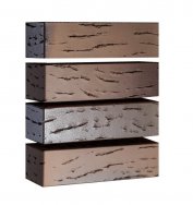 Кирпич керамический Флеш Антик Графит ЕВРОФОРМАТ 0,7НФ