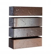 Кирпич керамический Флеш Сланец Графит ЕВРОФОРМАТ 0,7НФ